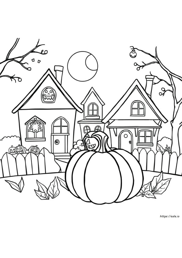 Halloween Gambar Mewarnai Dapat Diunduh Gratis