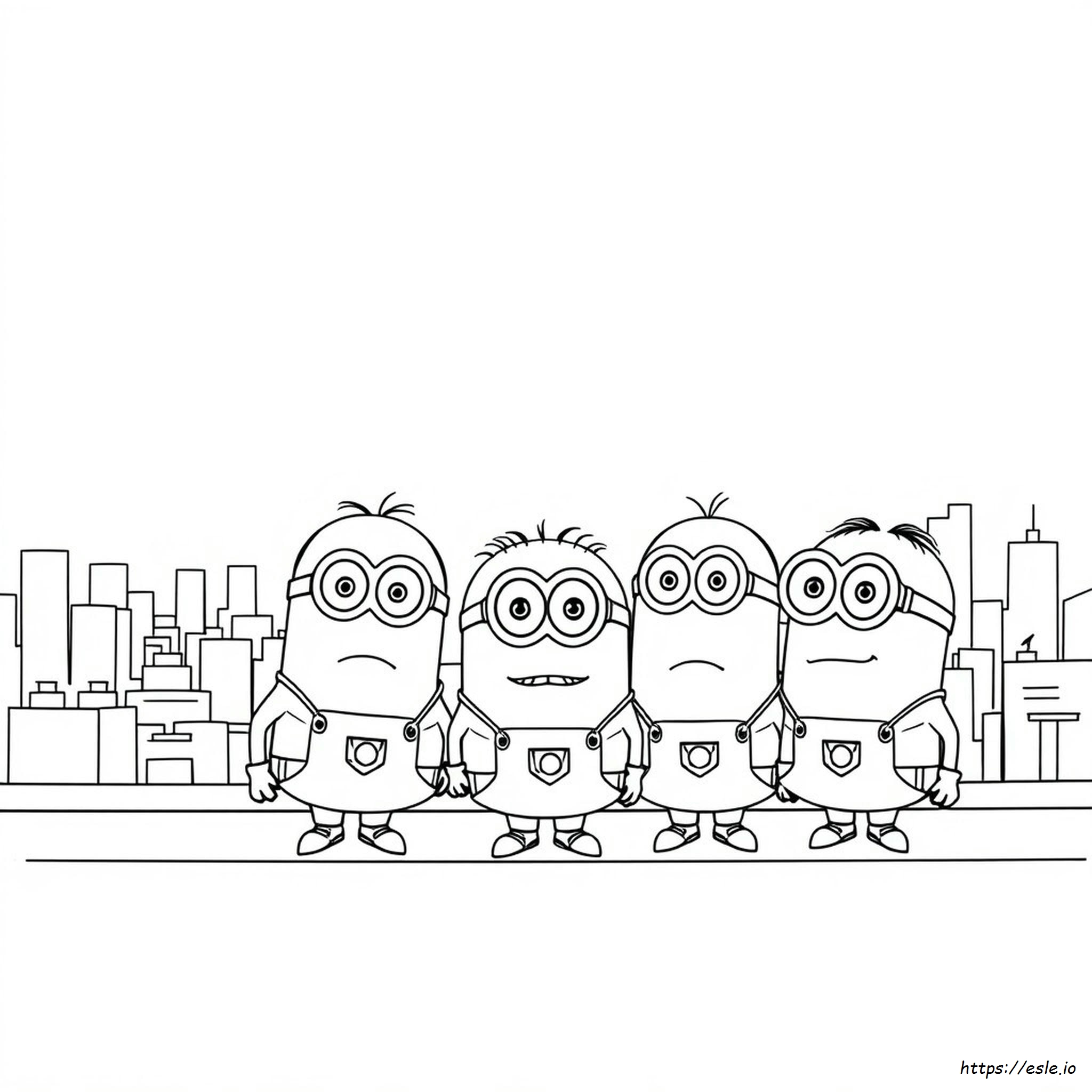 Minions Da Colorare