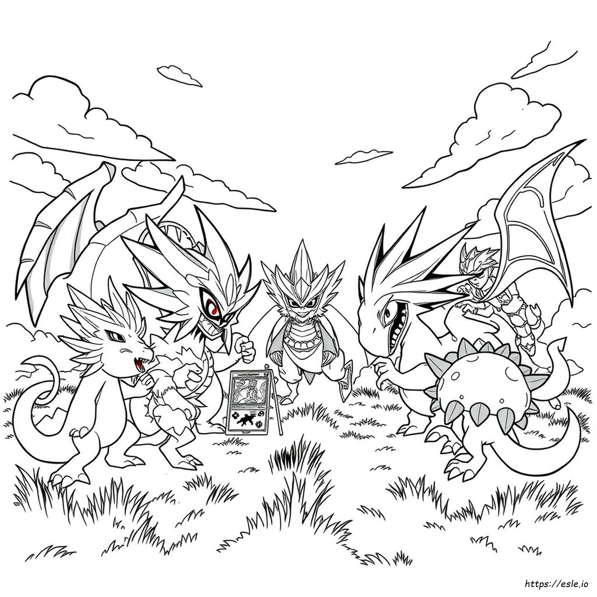 Coloring Pages Of Yugioh Monsters