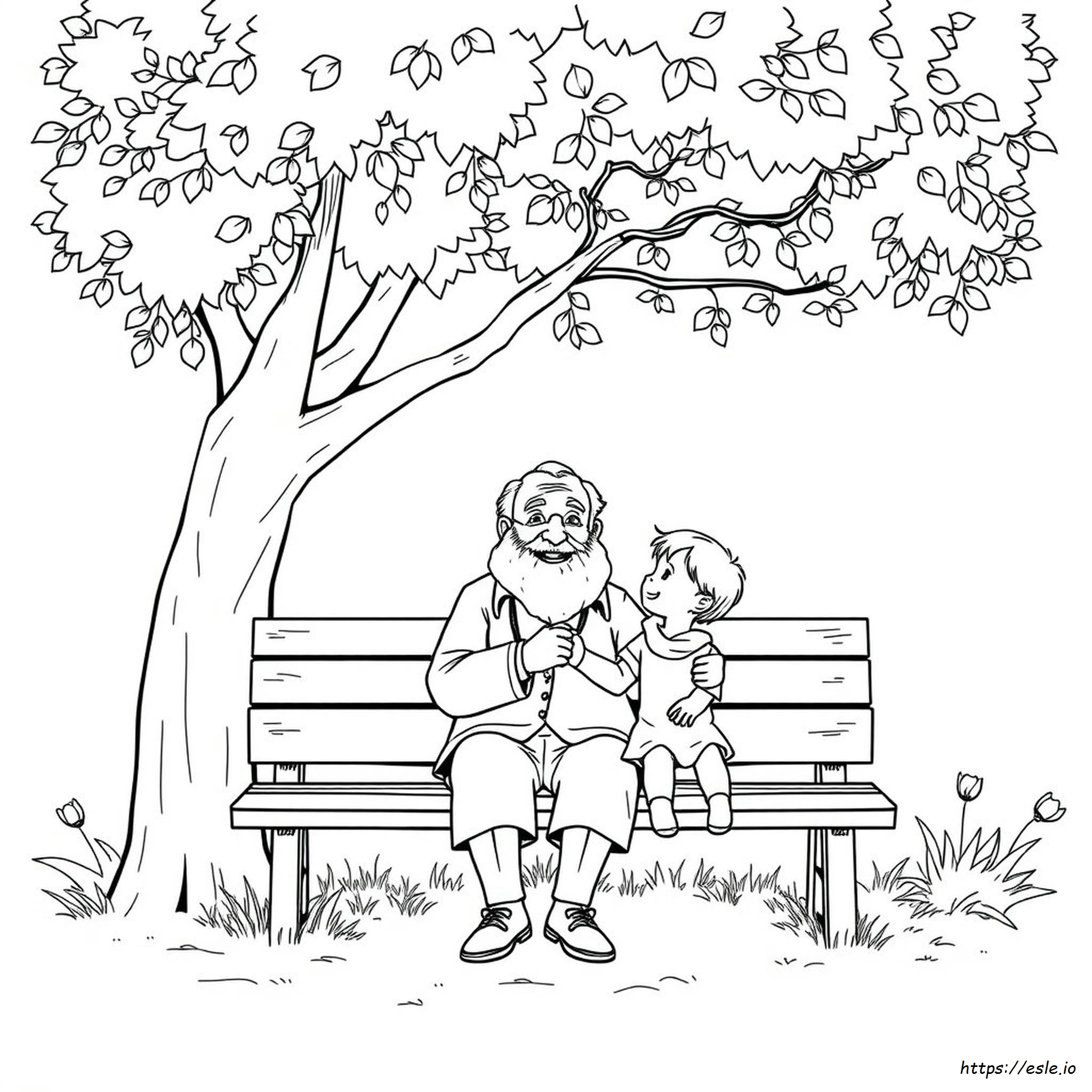 Grandfather Coloring Pages