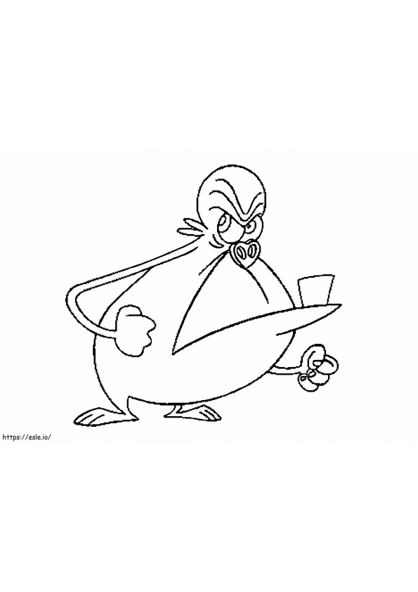 Angry Gorgious Klatoo Space Goofs coloring page