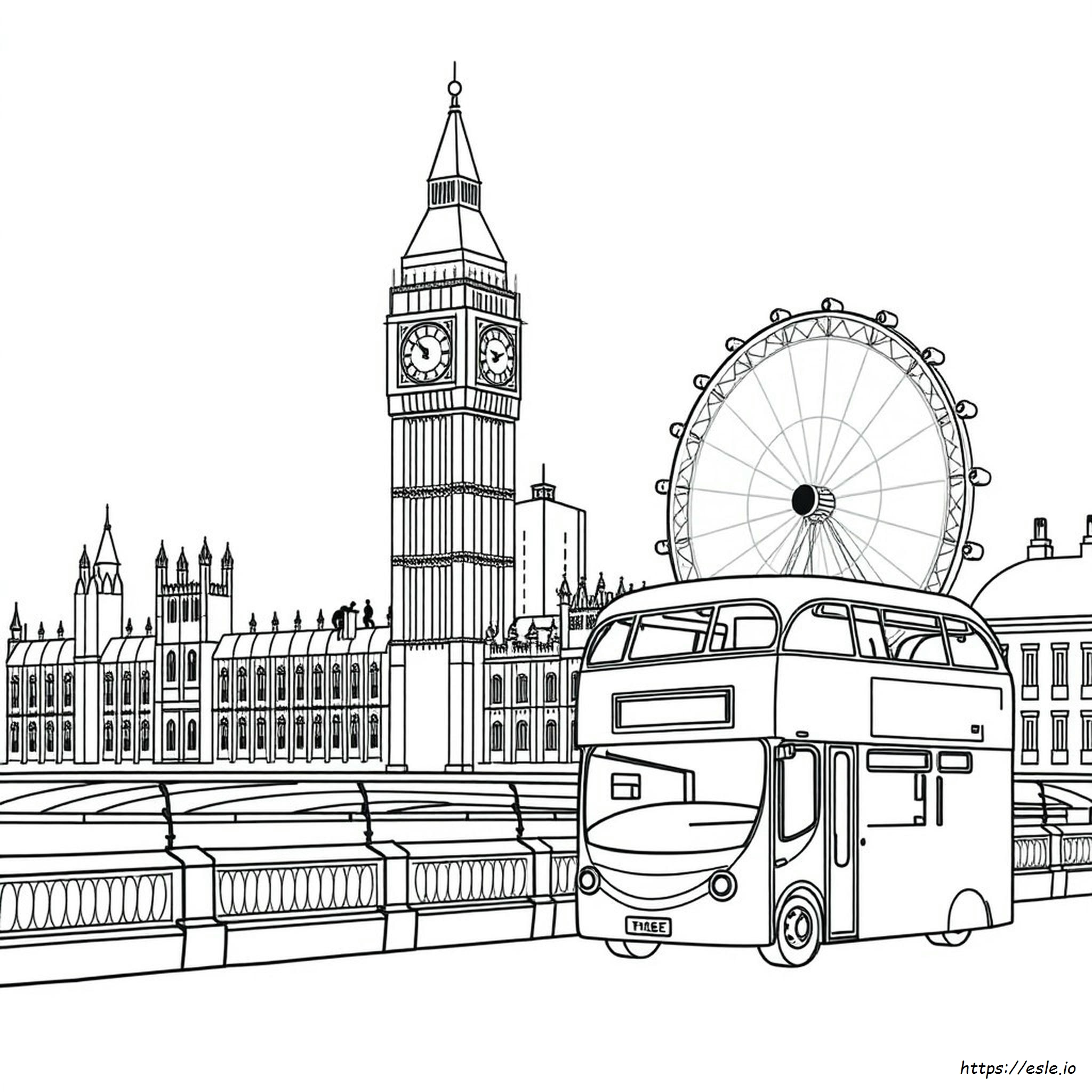Colouring Pages London Landmarks