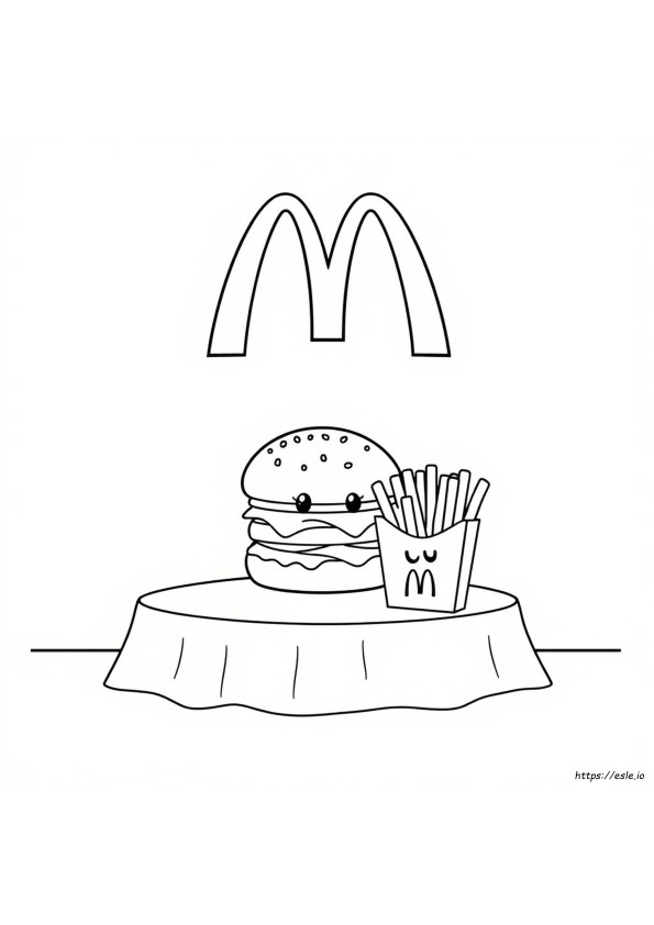 Libro De Colorear De Mcdonald's