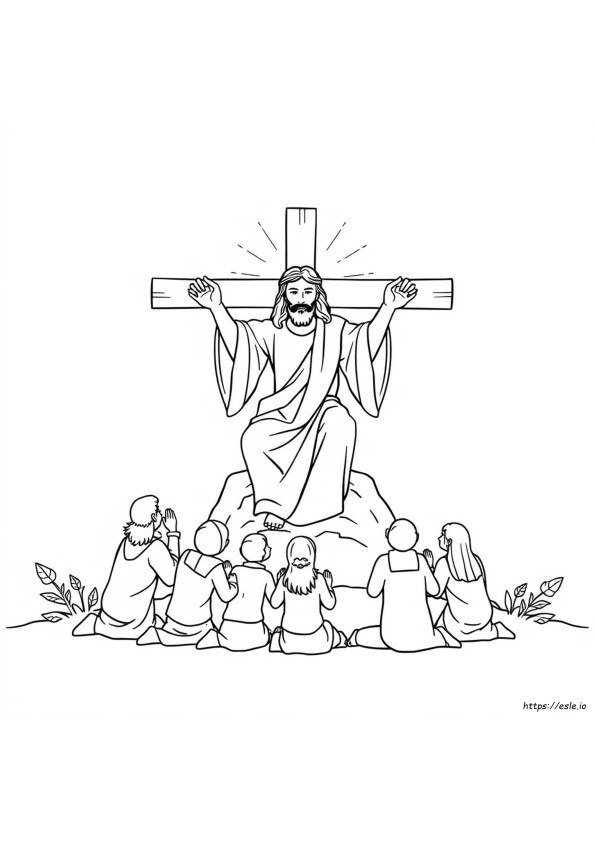 Bersyukur Untuk Yesus Gambar Mewarnai