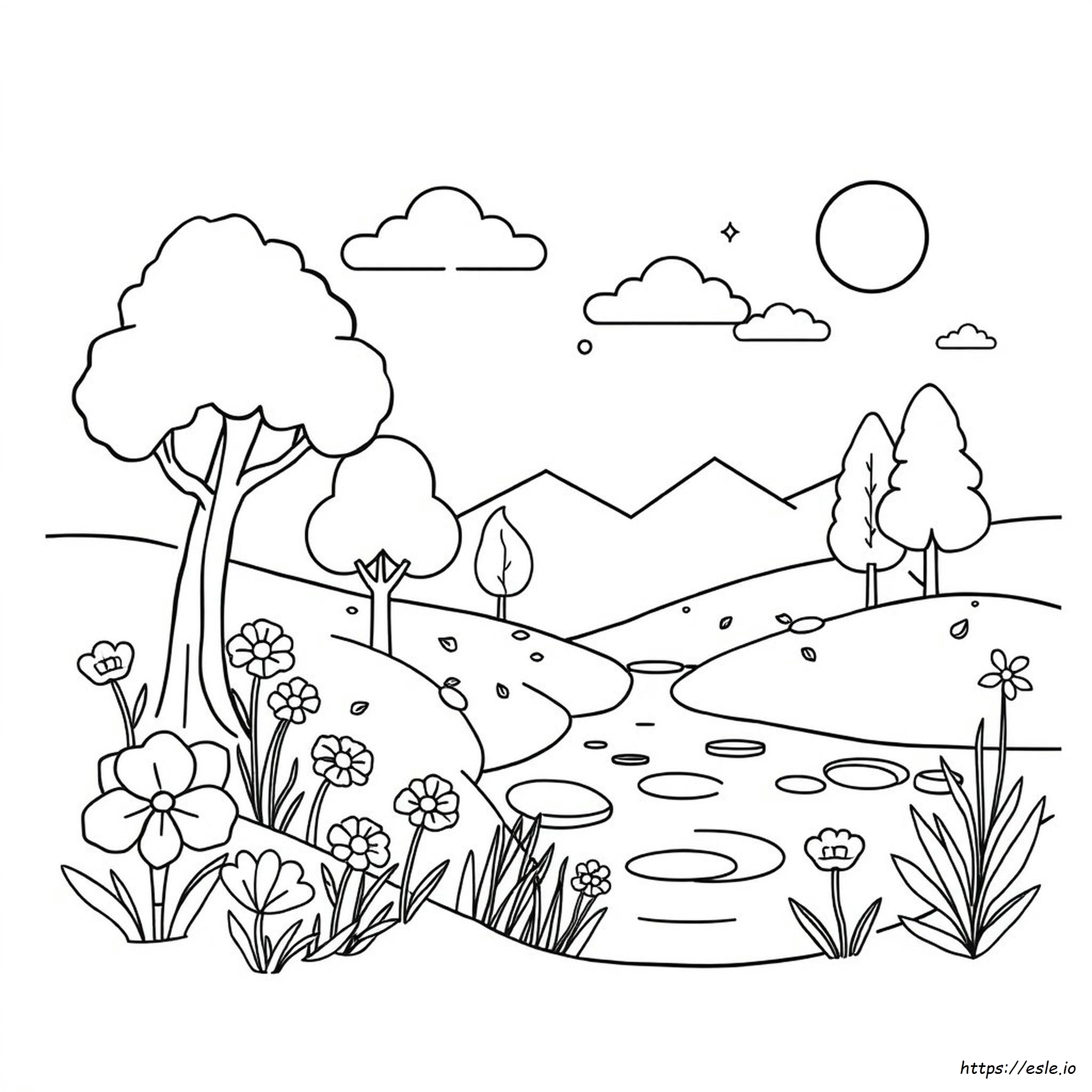 Elementos De La Armonía Para Colorear