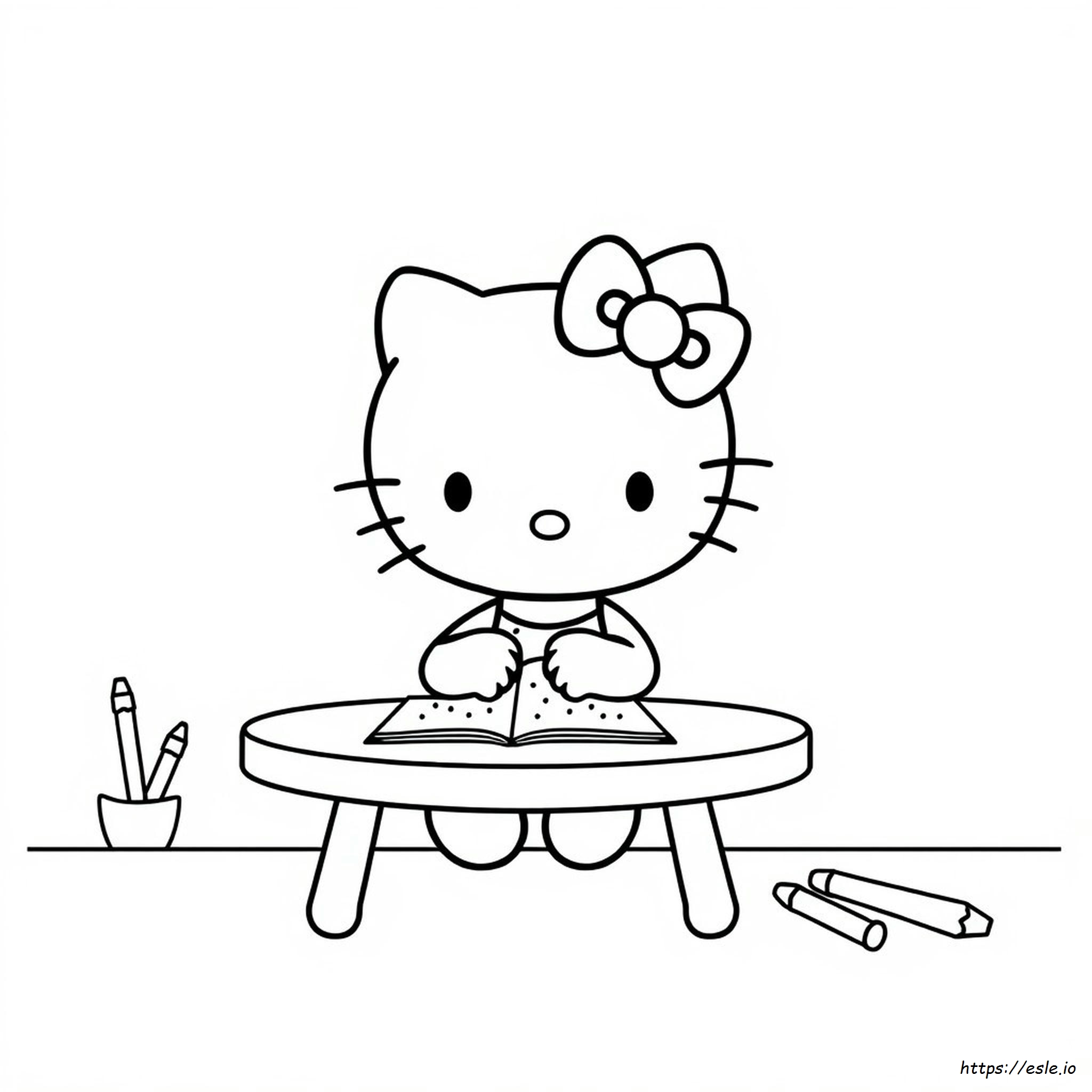 Hello Kitty: Unisci I Puntini Da Colorare
