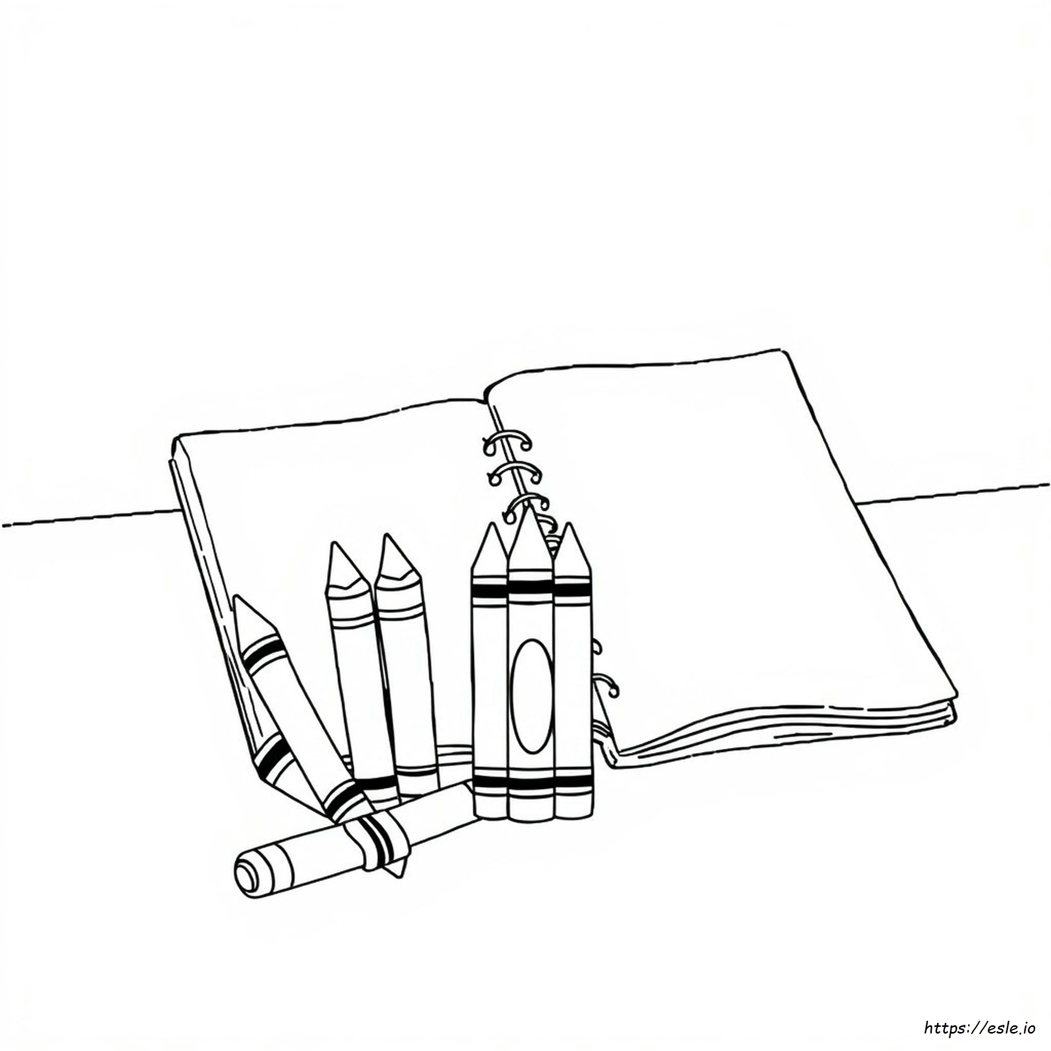Crayon Coloring Pages Free