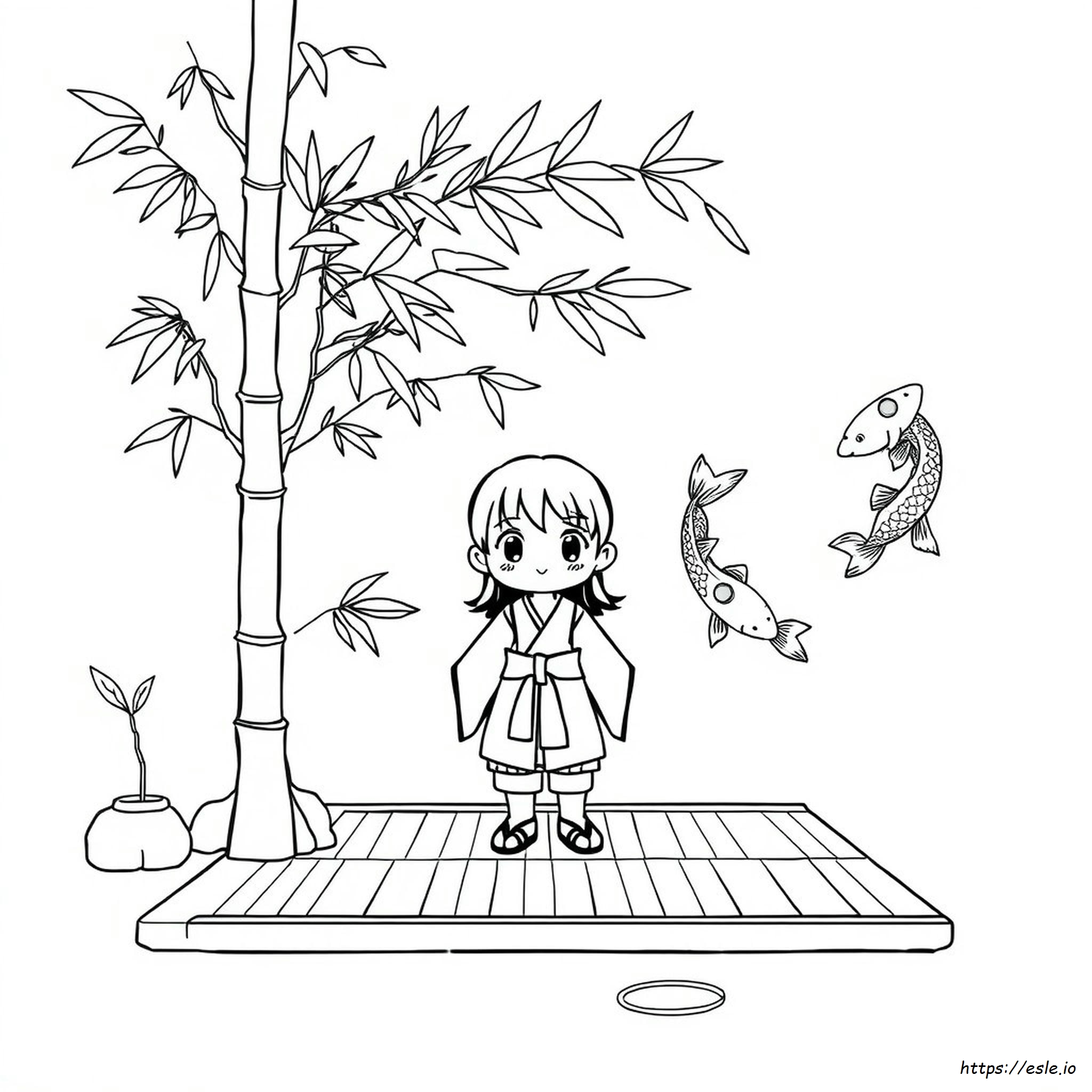 Dibujos De Dibujos Animados Japoneses Para Colorear
