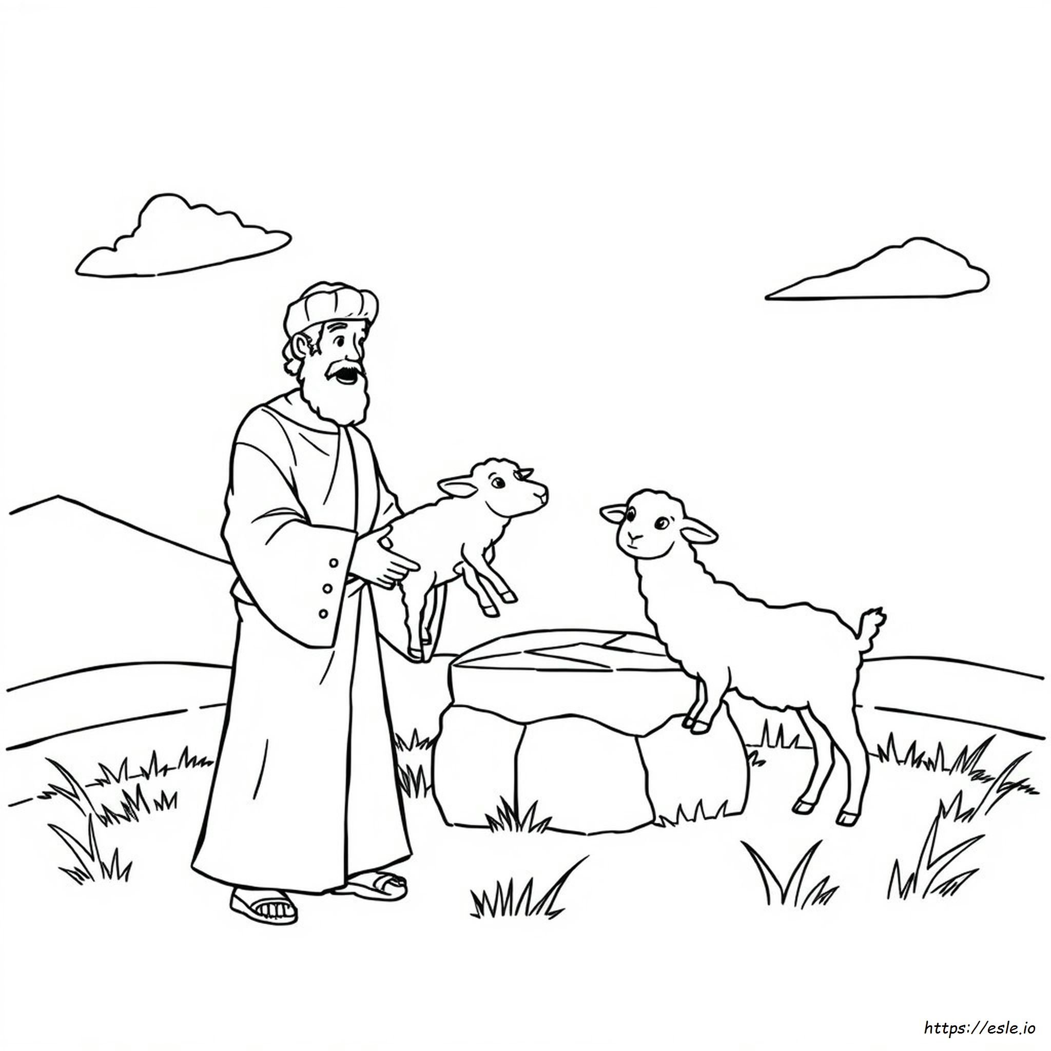 Cain And Abel Coloring Page Pdf