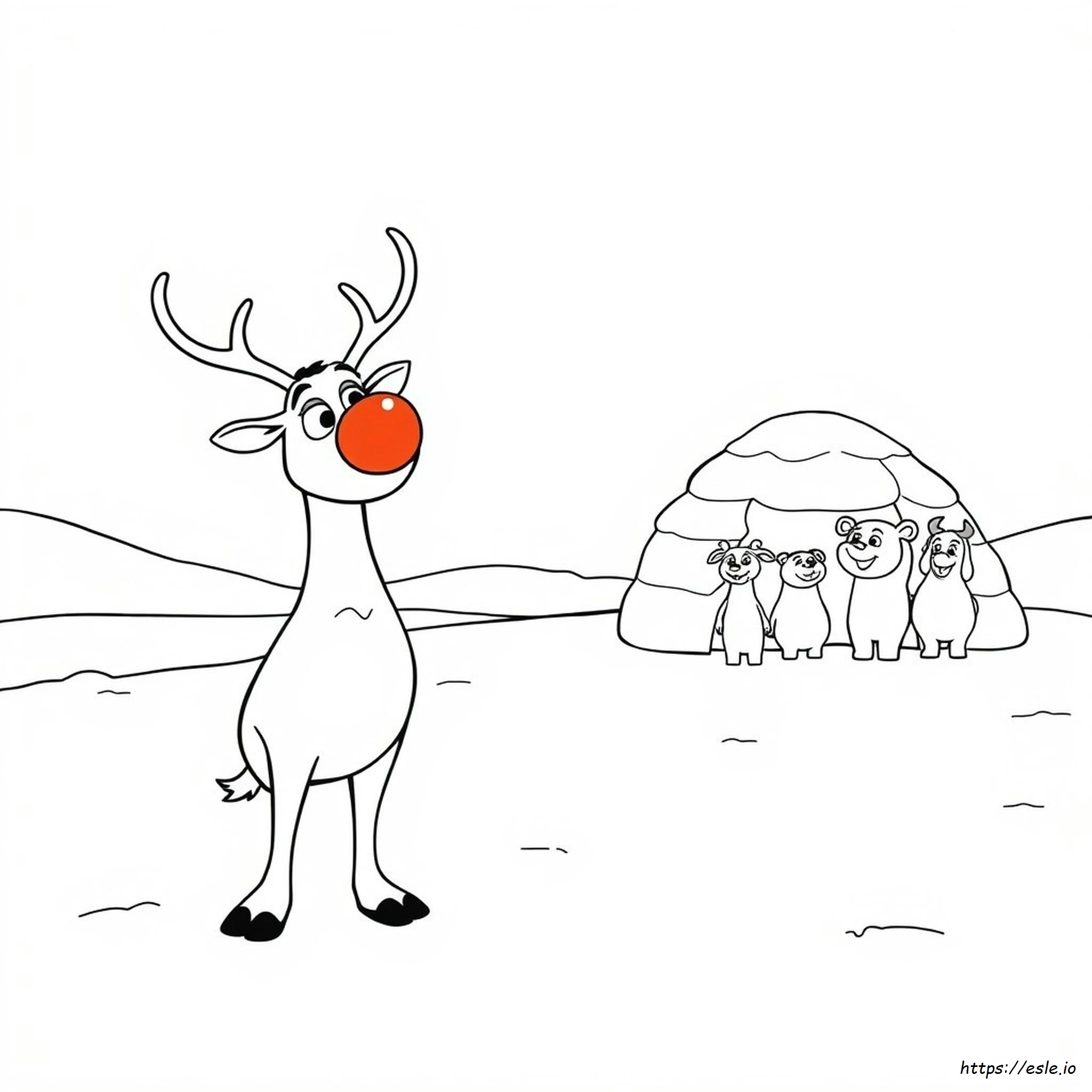 Rudy Ice Age Coloring Page