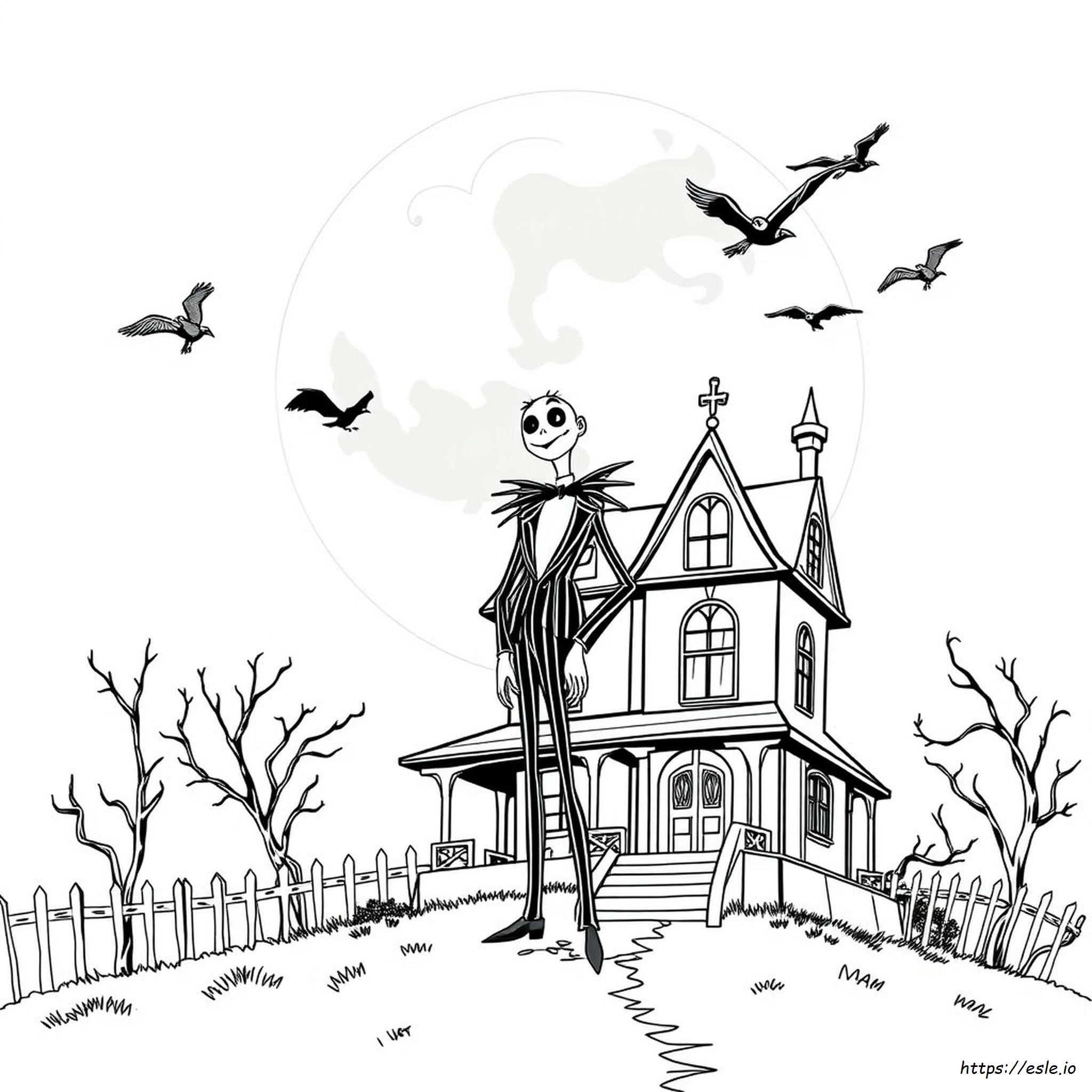 Gambar Mewarnai Beetlejuice Mudah