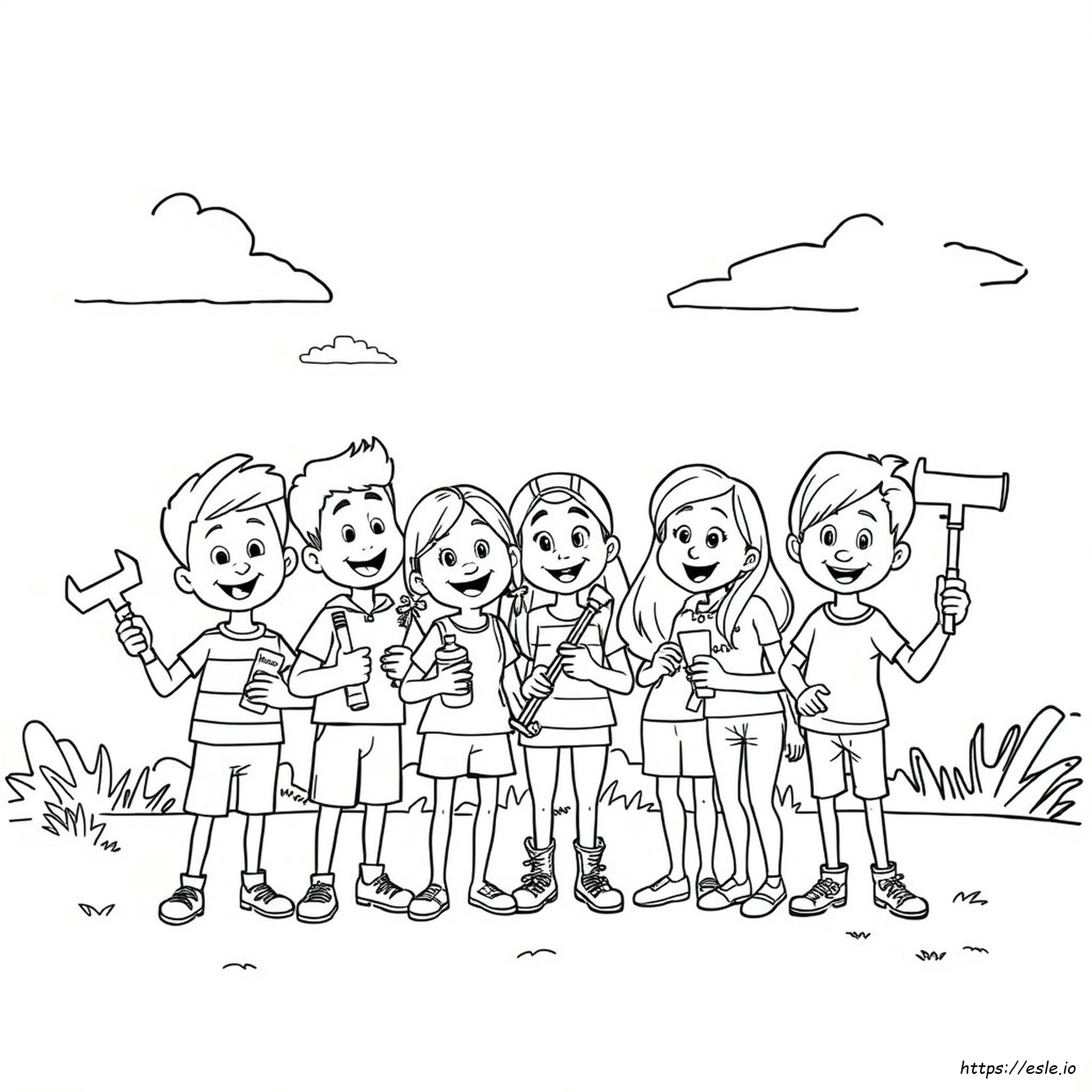 Personaggi Nickelodeon Da Colorare