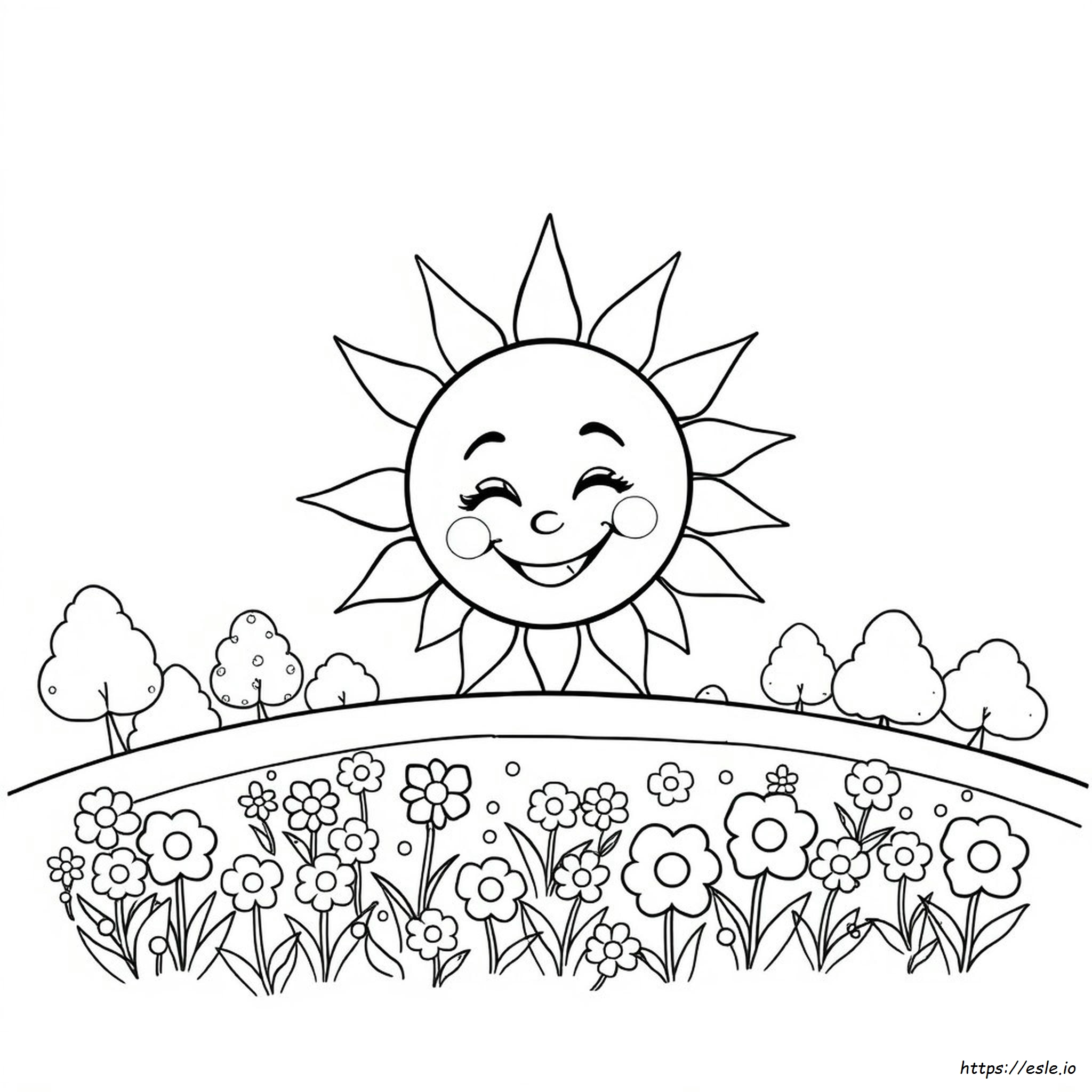 Sprunki Disegni Da Colorare Signor Sole
