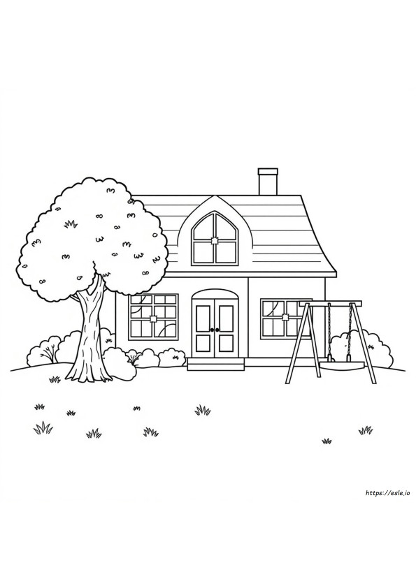 Rumah Impian Gambar Mewarnai