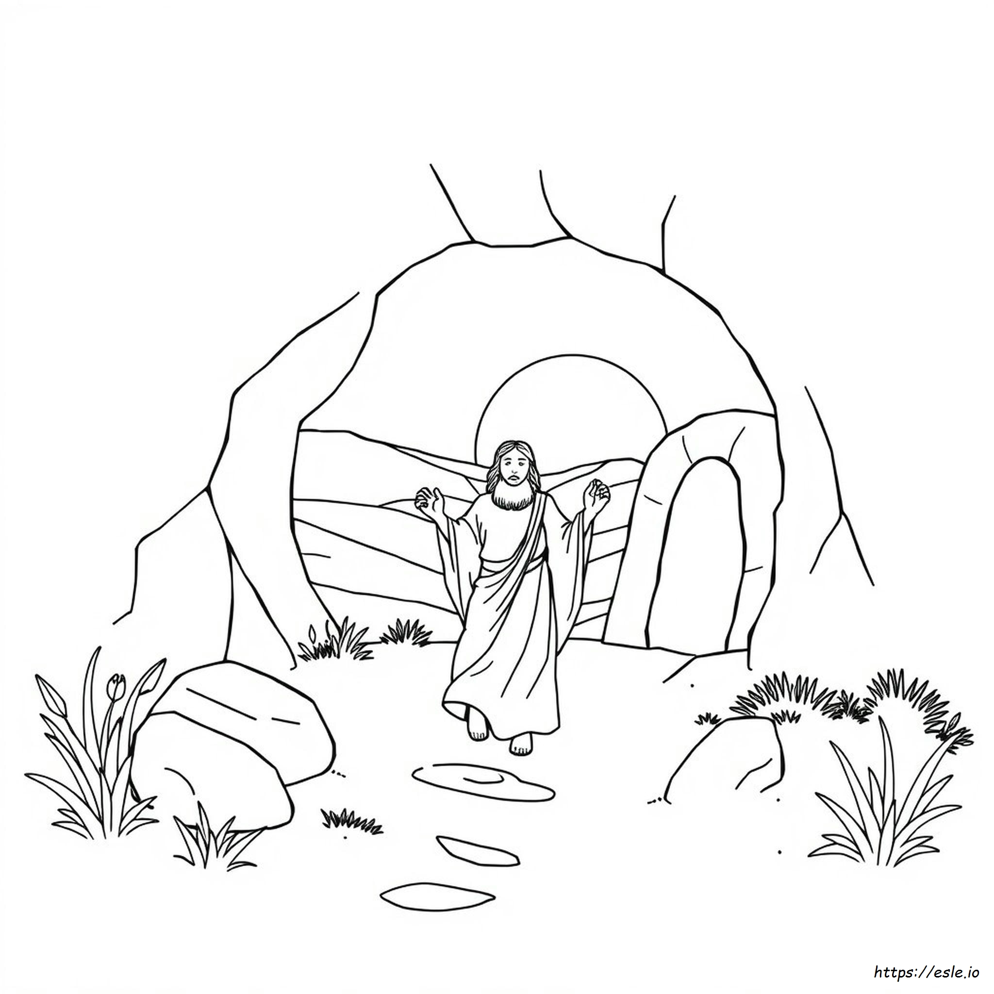 Printable Resurrection Coloring Pages