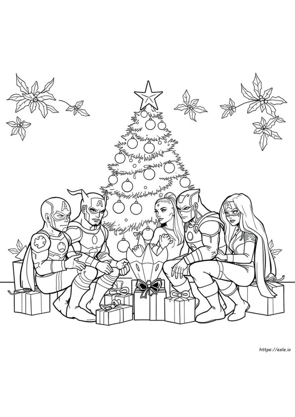 Avengers Natal Gambar