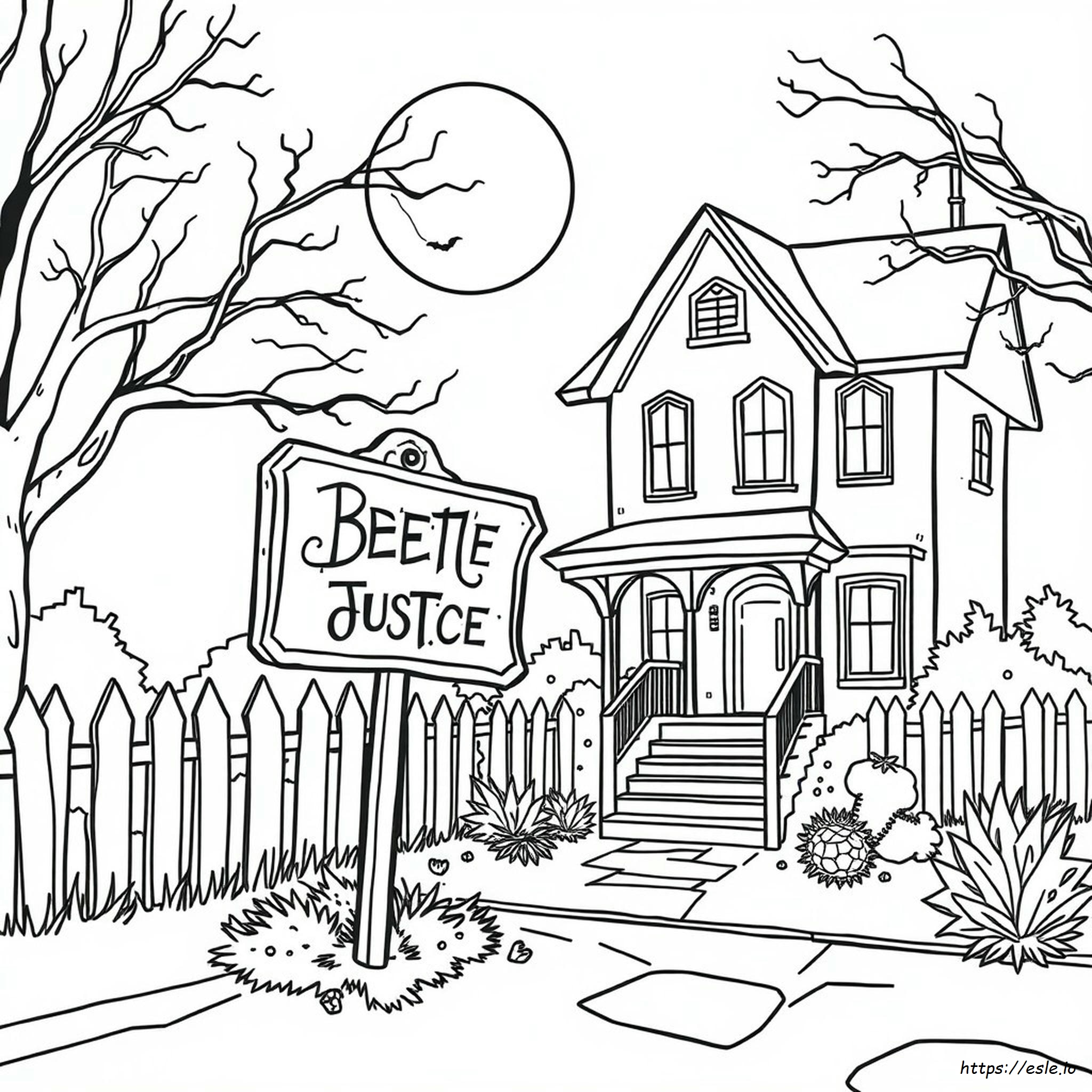 Beetlejuice Gambar Mewarnai