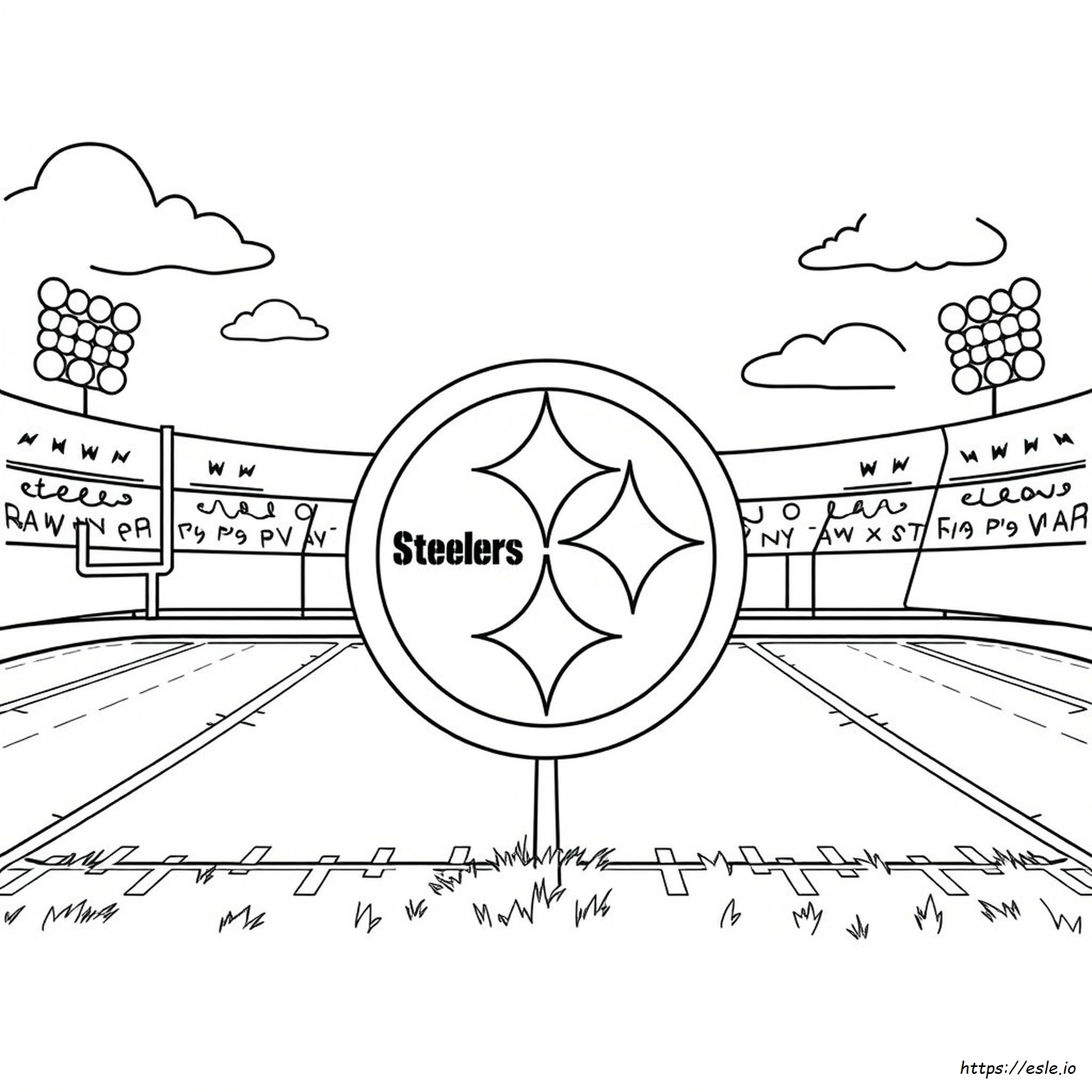 Logo De Los Steelers Para Colorear