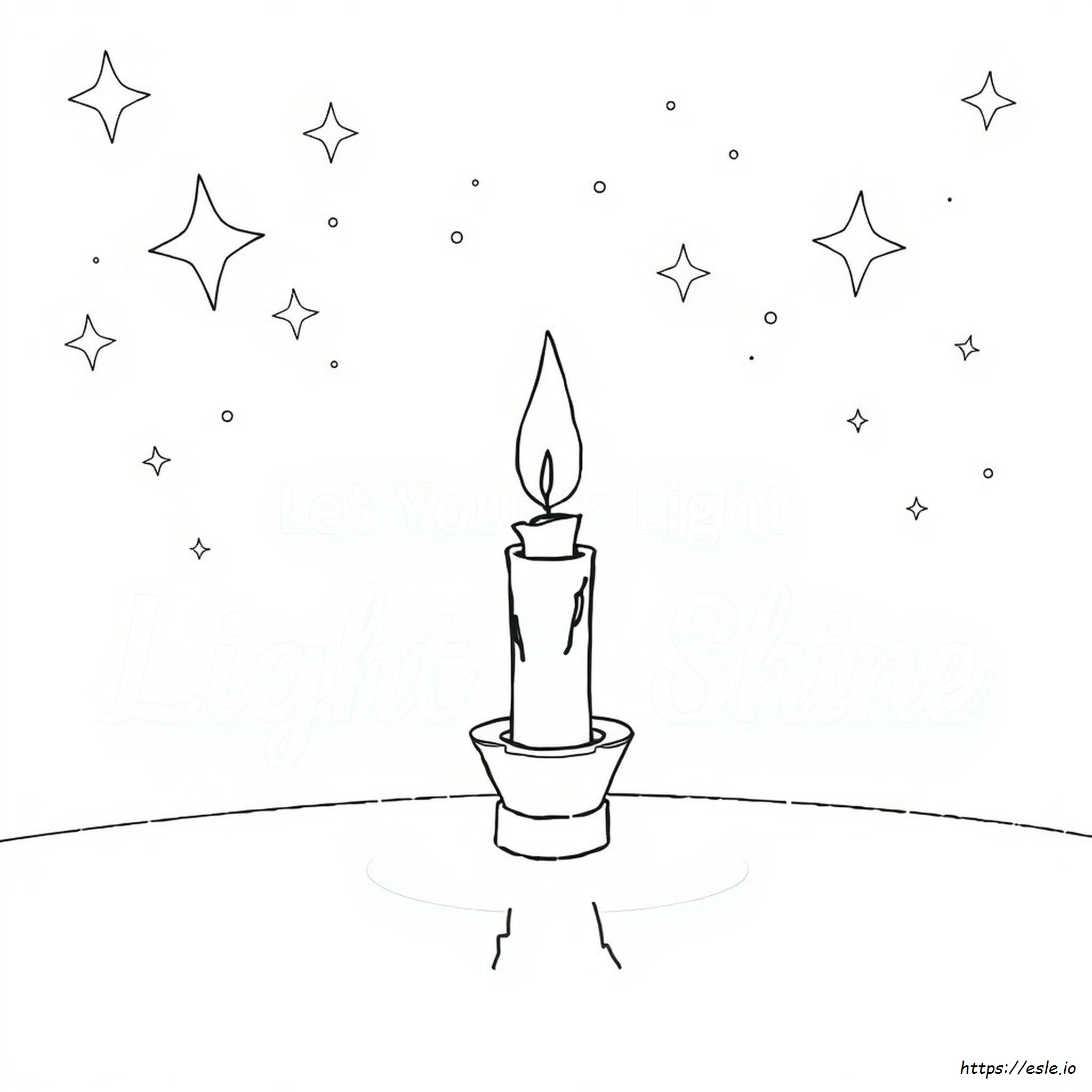 Let Your Light Shine Coloring Page