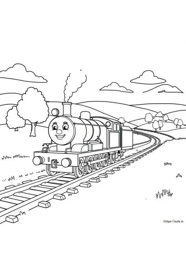 Percy Il Trenino Da Colorare