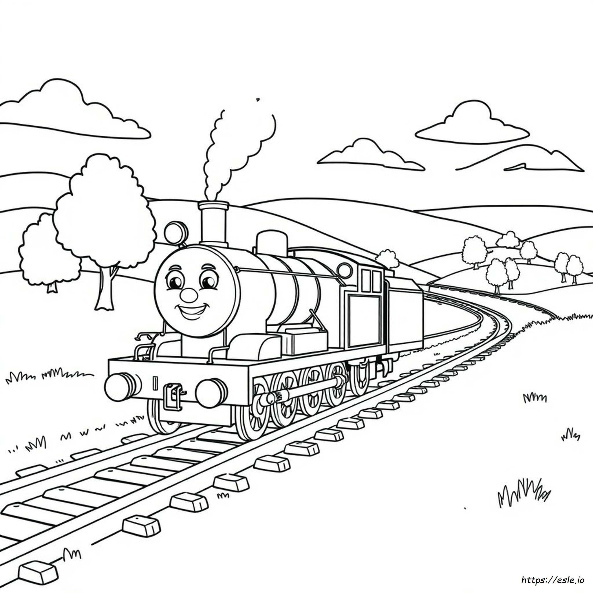 Percy The Train Coloring Pages