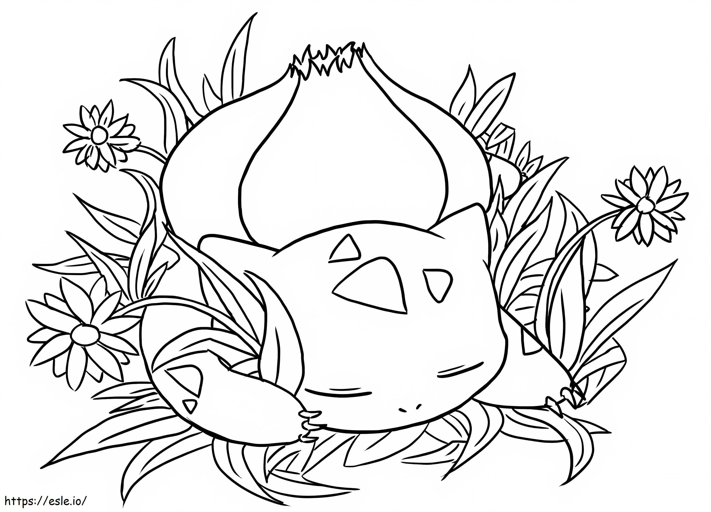 Bulbasaur 2 coloring page