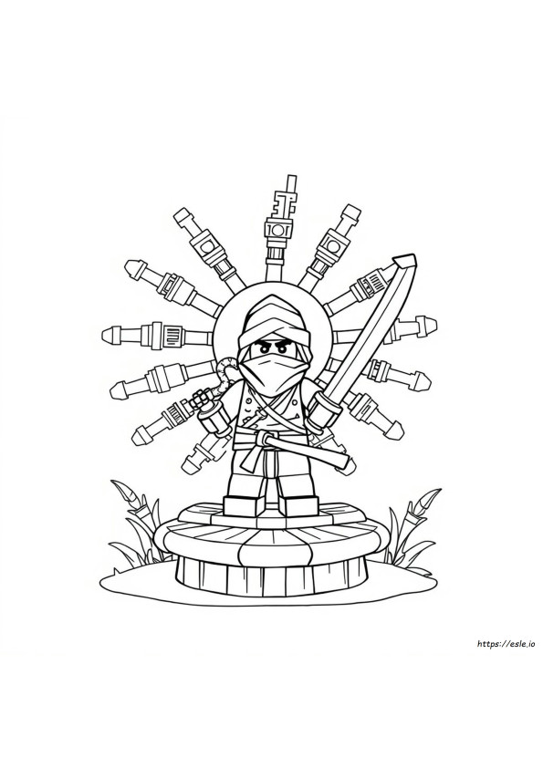 Noodles Ninja De Colorat