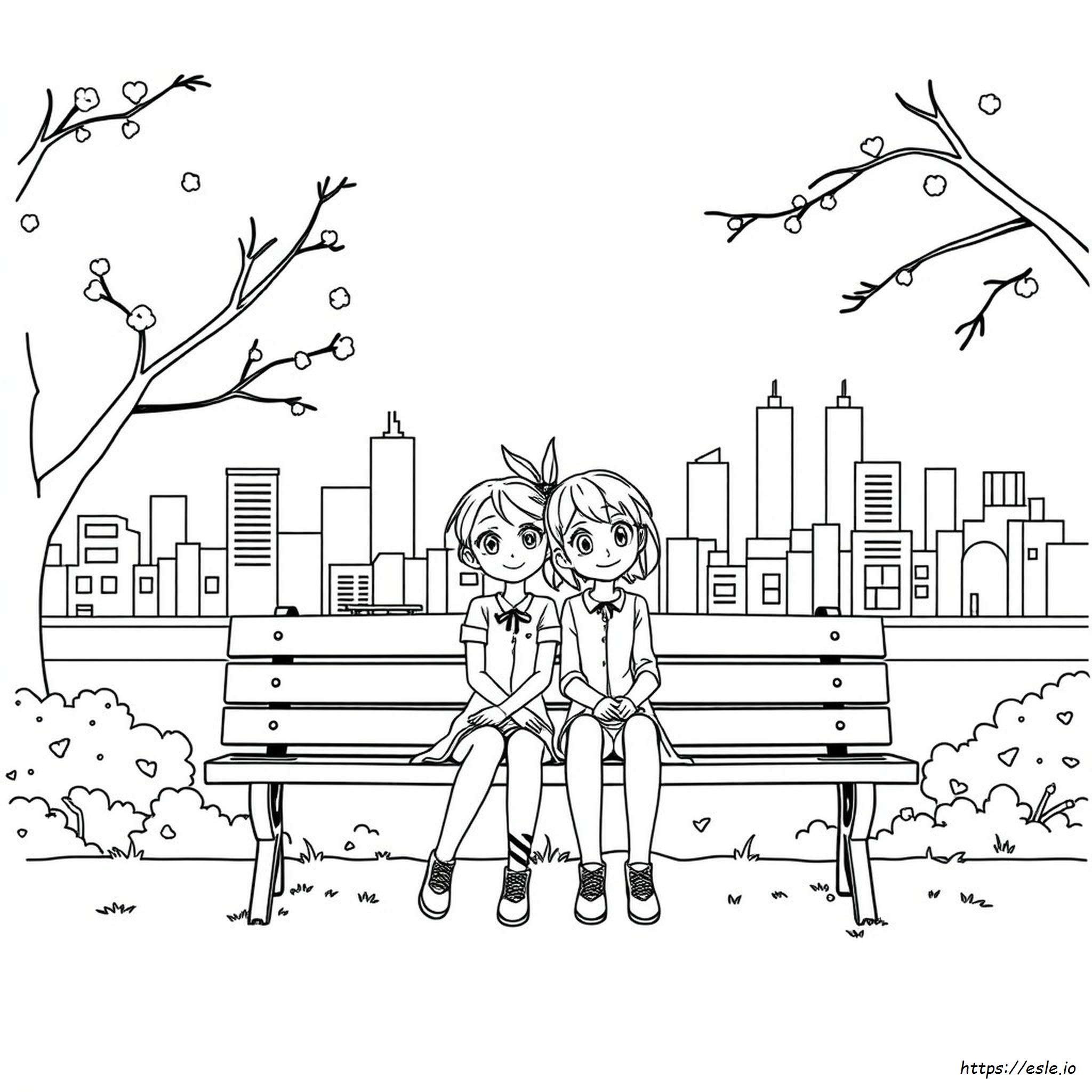 Marinette E Adrien Disegni Da Colorare