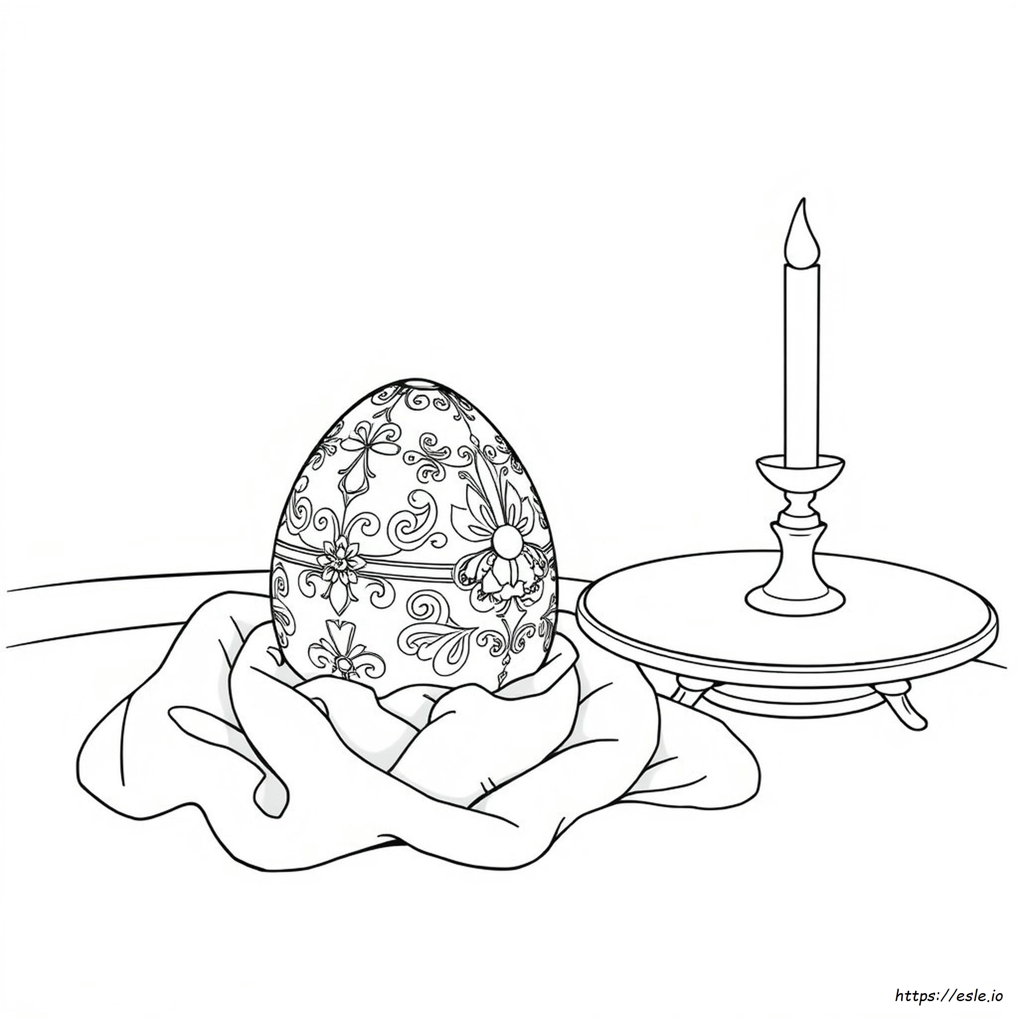 Faberge Egg Coloring Page