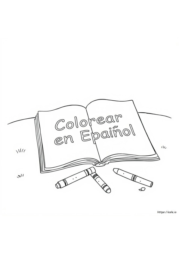 Halaman Mewarnai Dalam Bahasa Spanyol