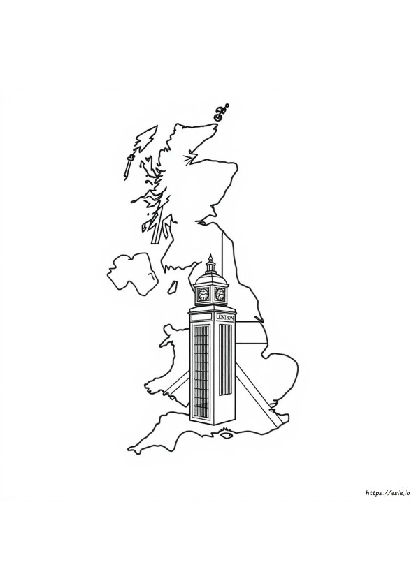 Great Britain Colouring Pages