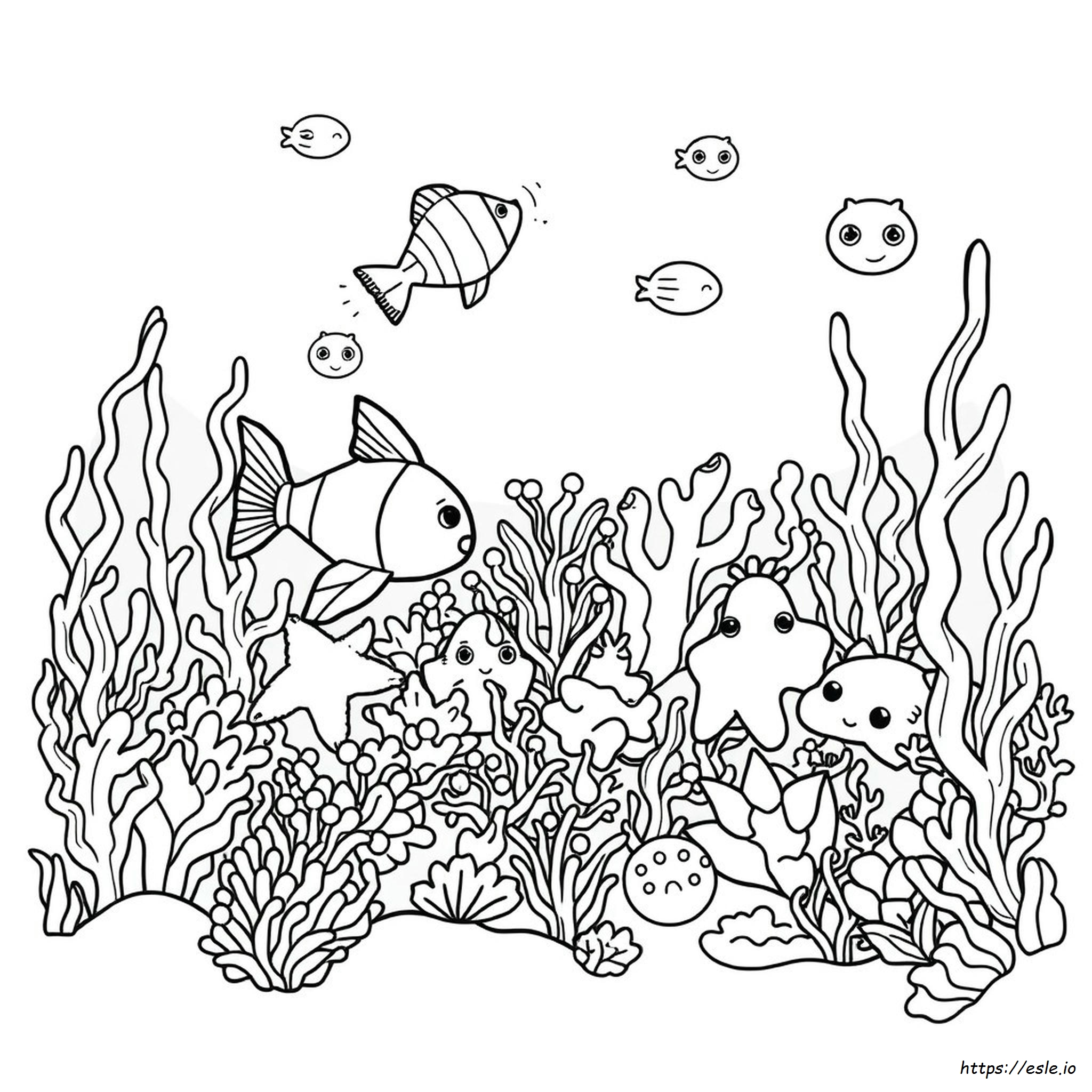 Creature Marine Da Colorare