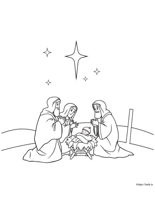 Halaman Mewarnai Reyes Magos