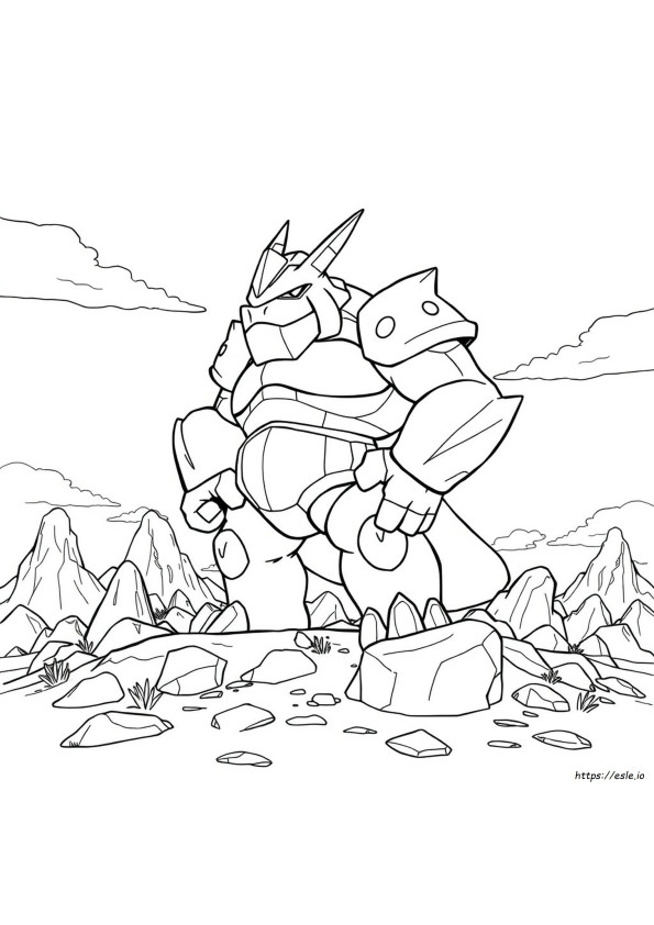 Gigantamax Machamp Gambar Mewarnai