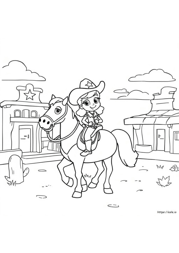 Sheriff Callie Wild West Coloring Pages