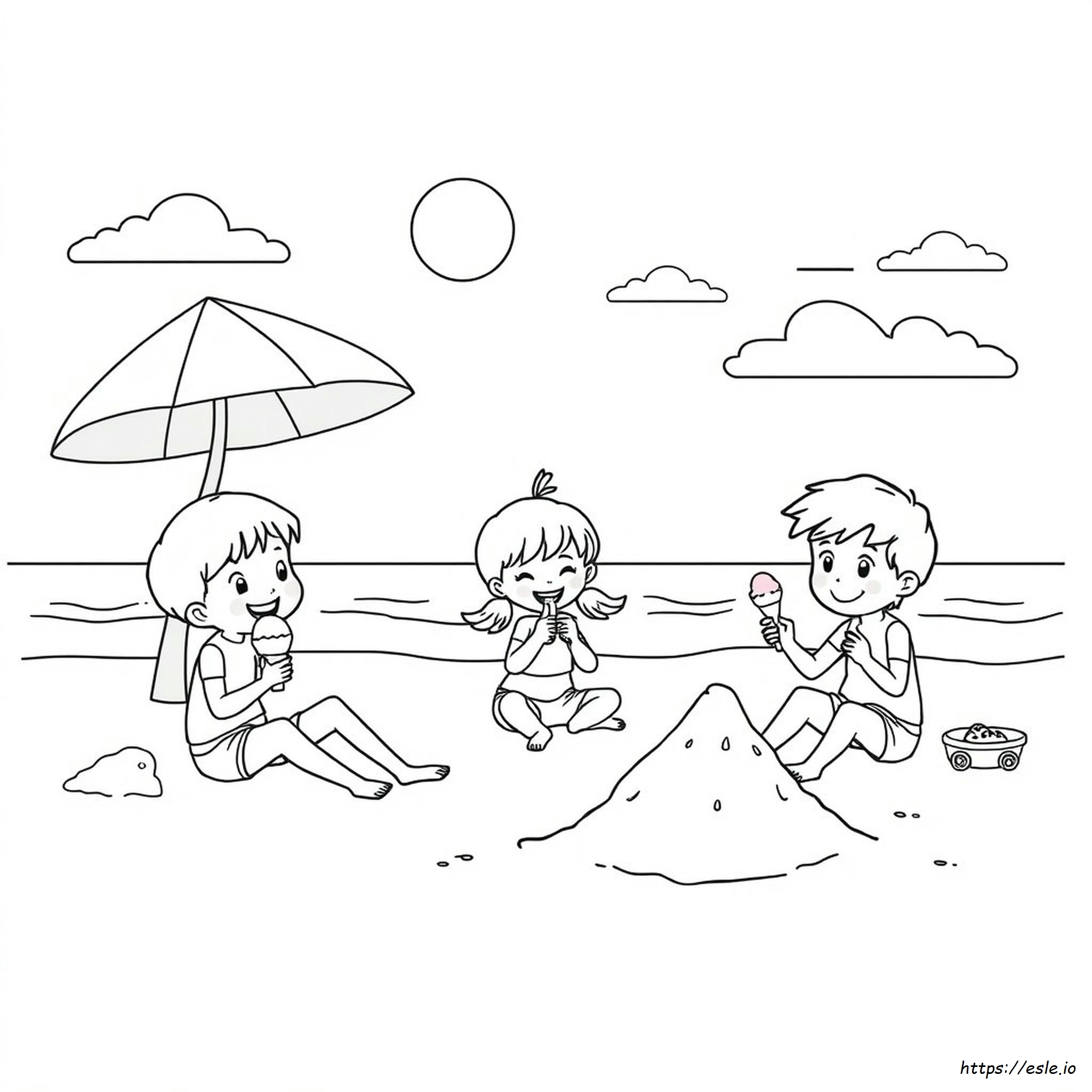 Vacanze Estive: Disegni Da Colorare