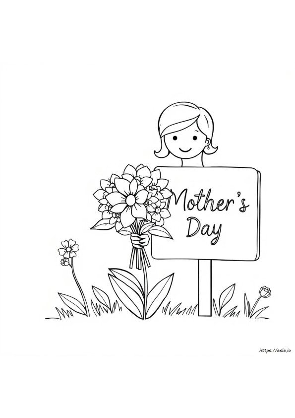 Fiori Per La Festa Della Mamma Da Colorare