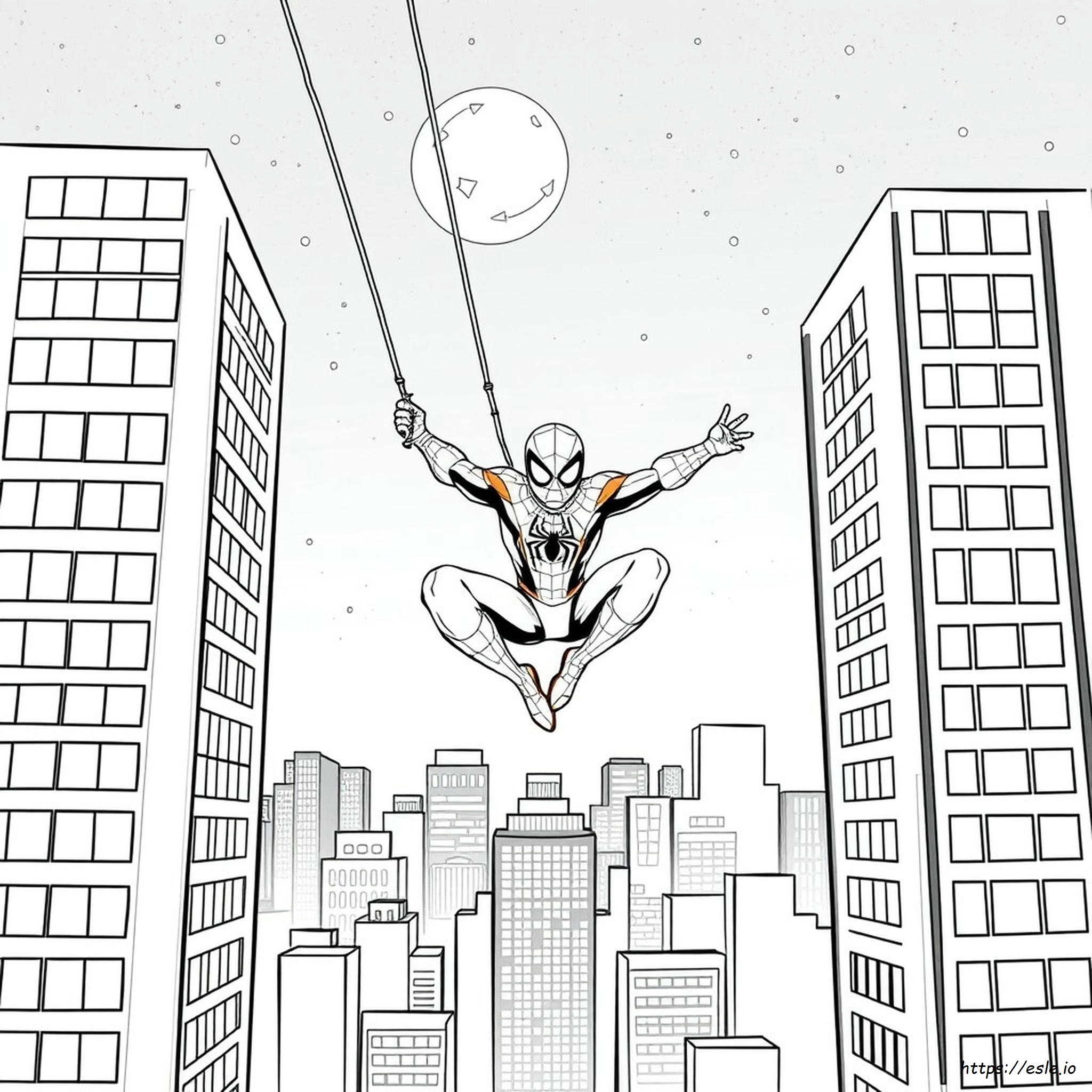 Pagina Da Colorare Di Spider-Man