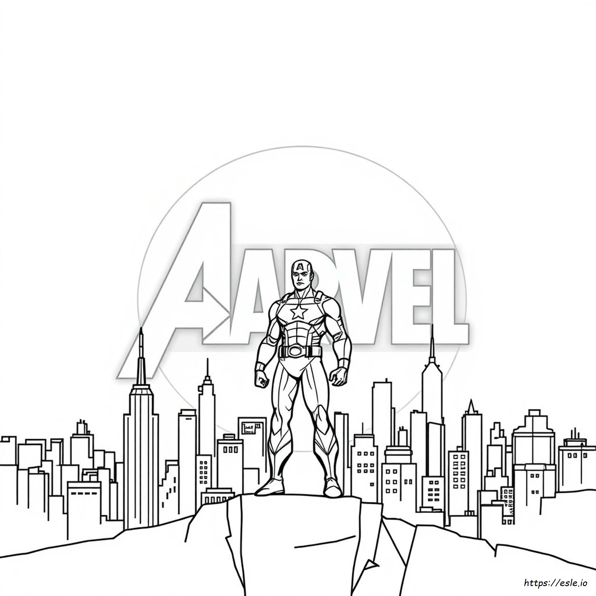 Dibujo De Marvel Para Colorear