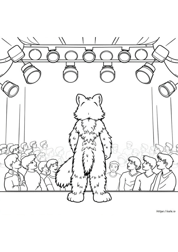 Halaman Buku Mewarnai Fursuit