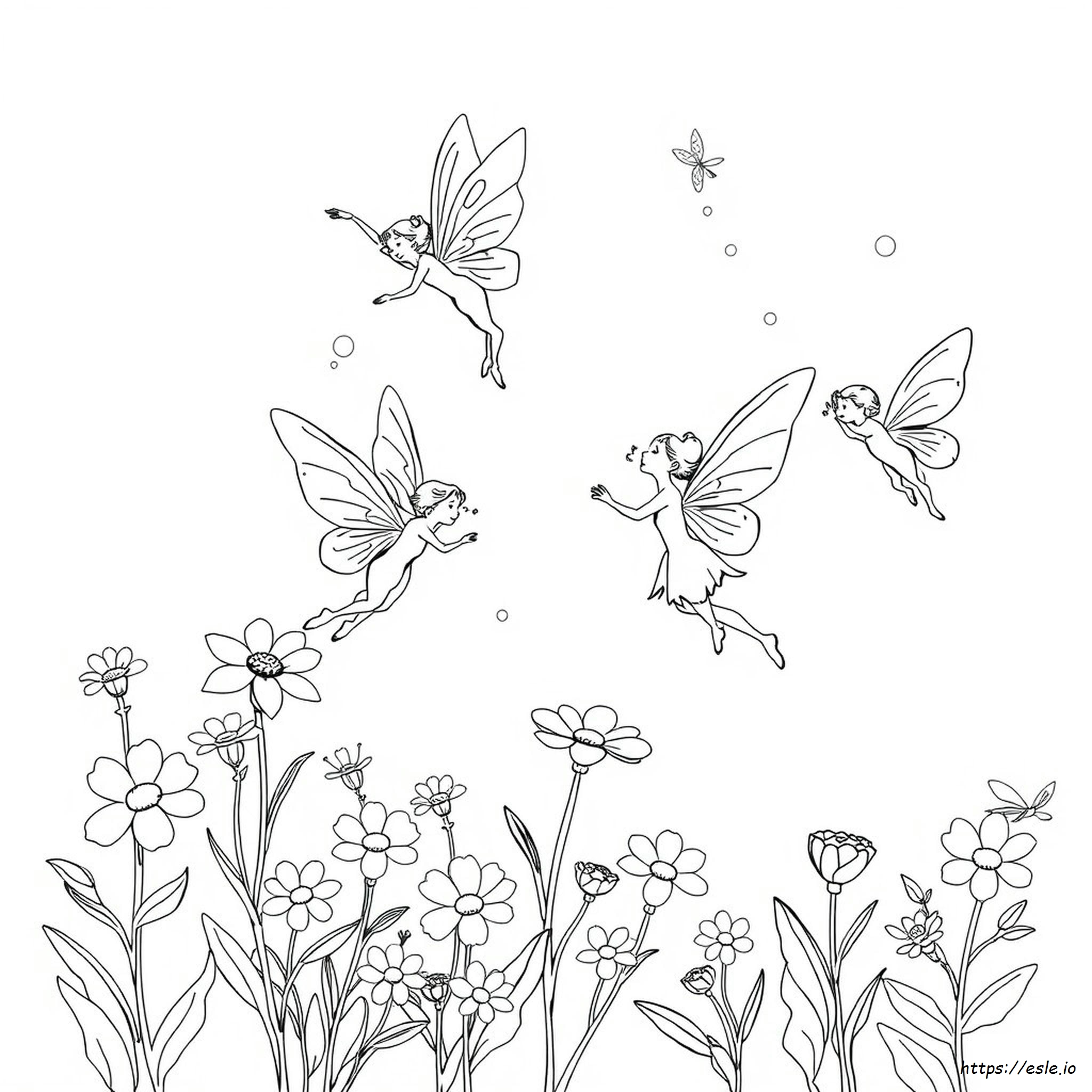 Printable Coloring Pages Of Fairies