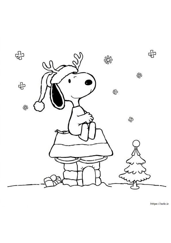 Snoopy Kerst Kleurplaten Pdf