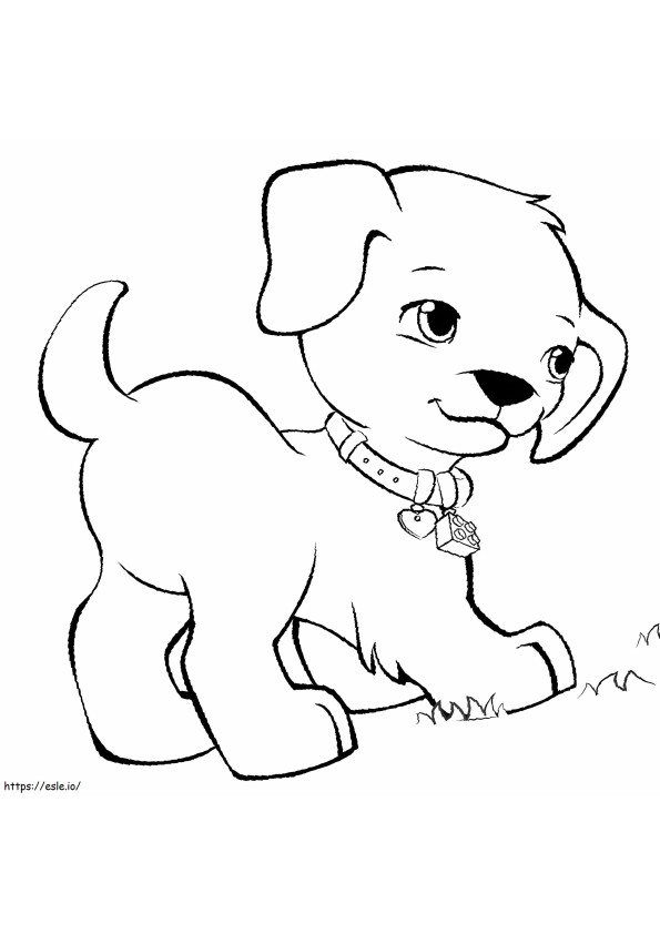 Pet Dog coloring page