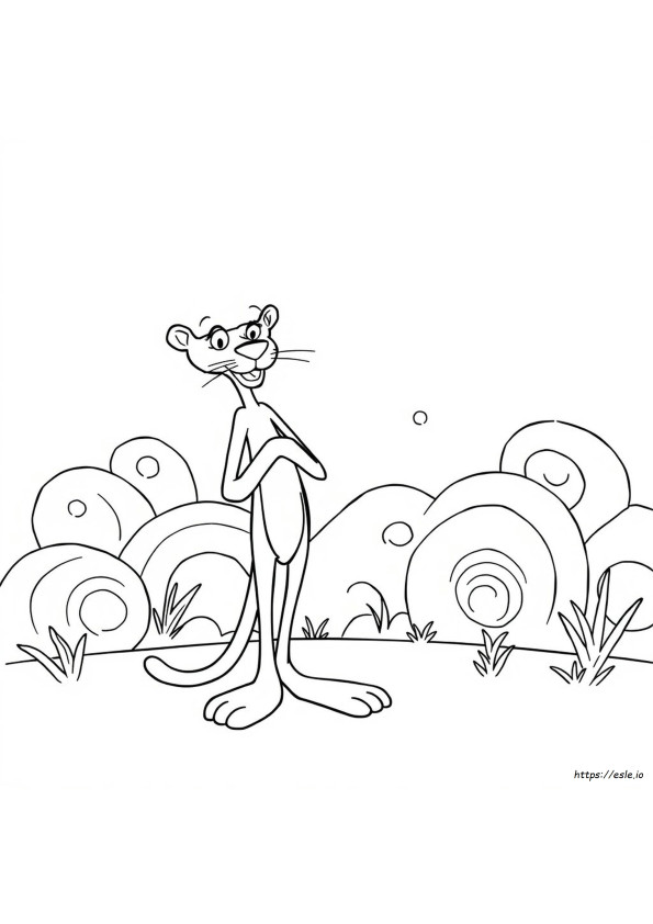 Pink Panther Coloring Pages Free
