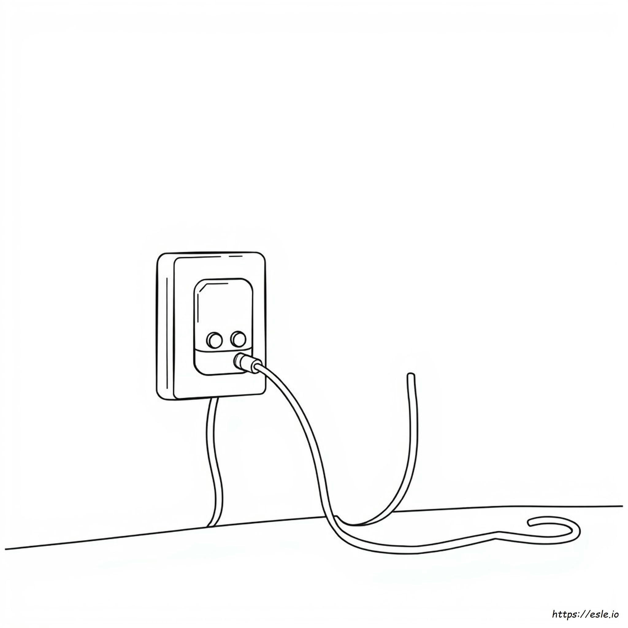 Printable Electricity Coloring Pages