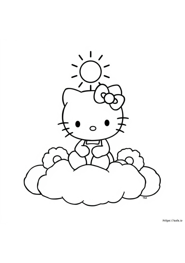 Hello Kitty Pages To Color