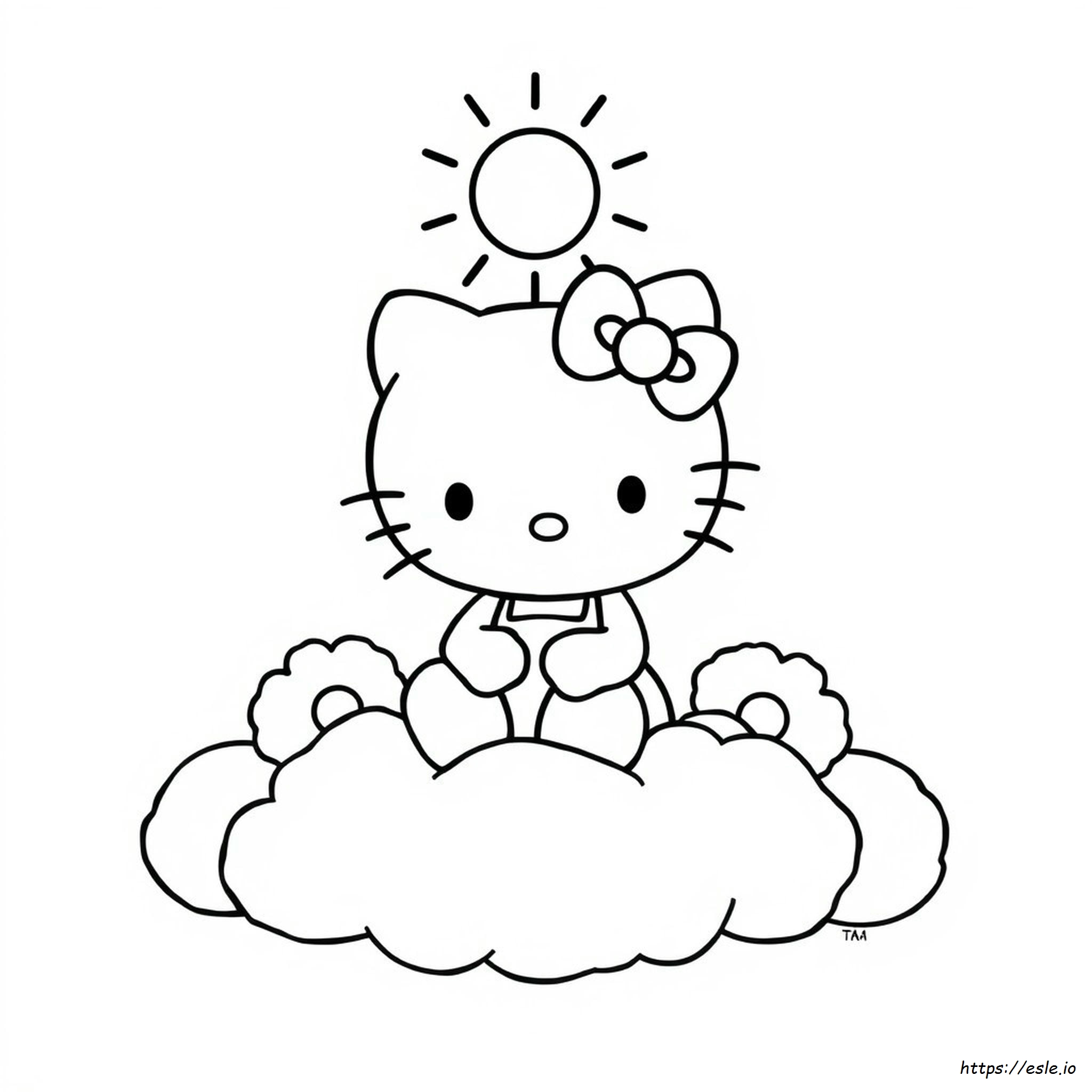 Hello Kitty Da Colorare