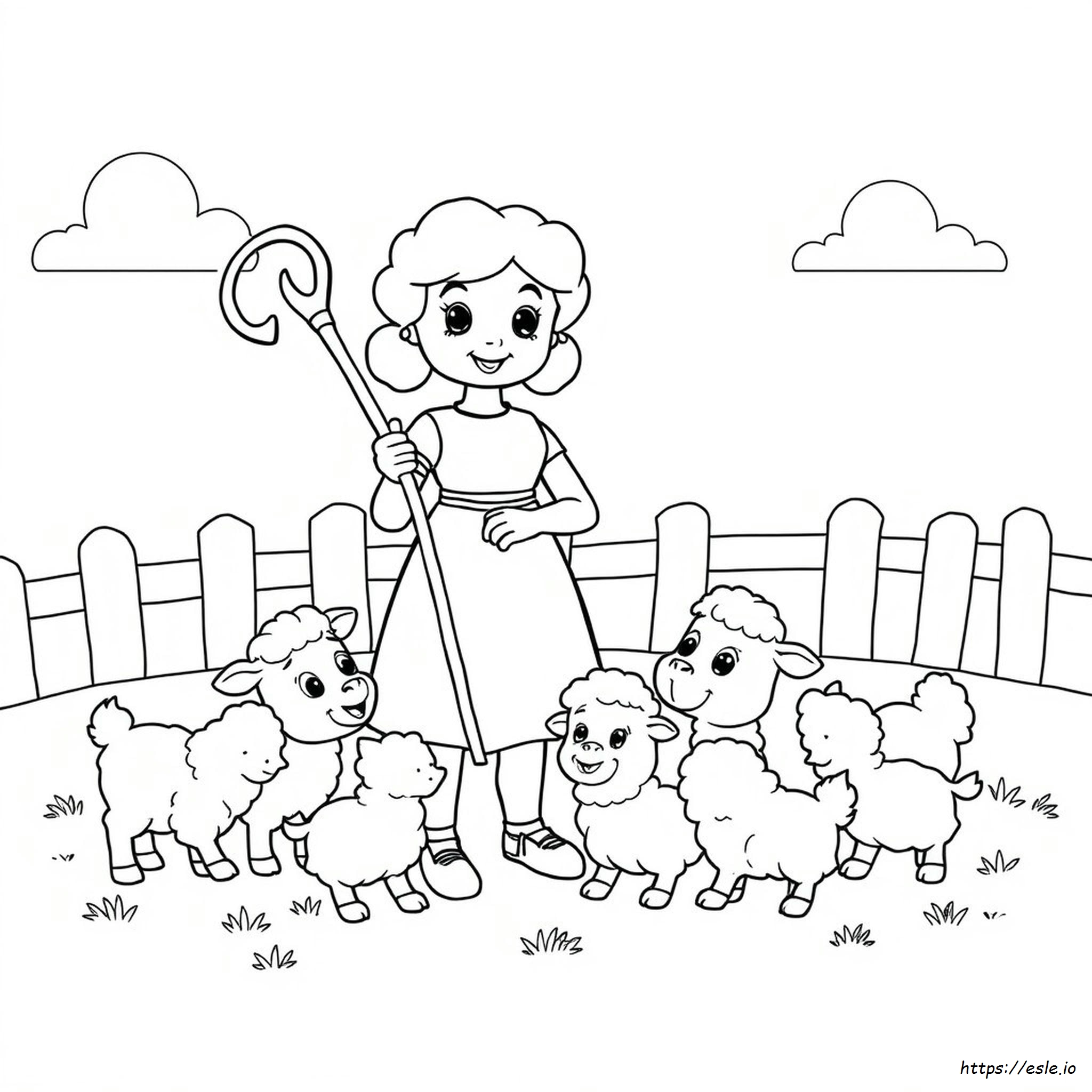 Bo Peep Toy Story Coloring Pages