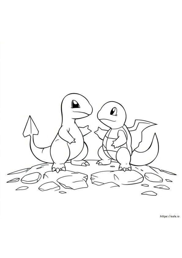 Charizard Blastoise Mewarnai Gambar