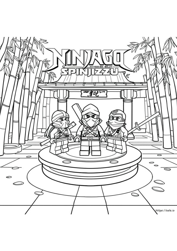 Ninjago Spinjitzu Coloring Pages